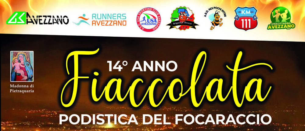 26 Aprile 2023 – 14^ Fiaccolata Podistica del Focaraccio